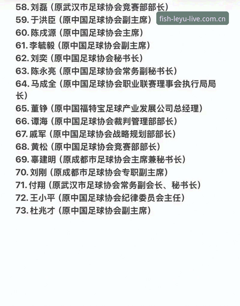 中国足协第三批禁足名单最新动态：17人终身禁赛，48人遭重罚，足球反腐风暴持续升级